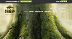 Desktop Screenshot of jurassicforest.com