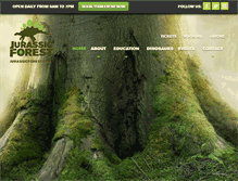 Tablet Screenshot of jurassicforest.com